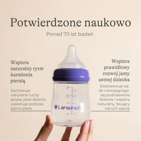 4046 BUTELKA 240ML + SMOCZEK NW LANSINOH