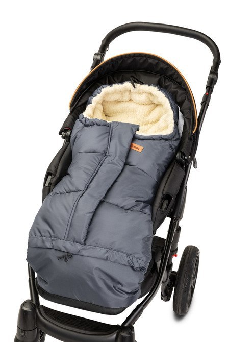 ŚPIWOREK COMBI 3w1 WEŁNA GRAPHITE