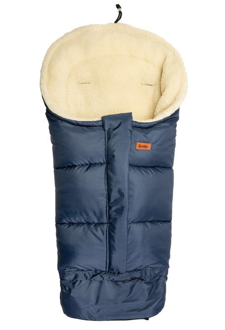 ŚPIWOREK COMBI 3w1 WEŁNA NAVY