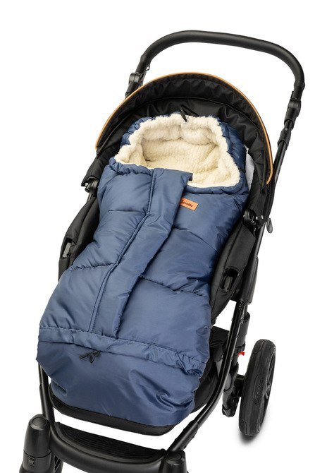 ŚPIWOREK COMBI 3w1 WEŁNA NAVY