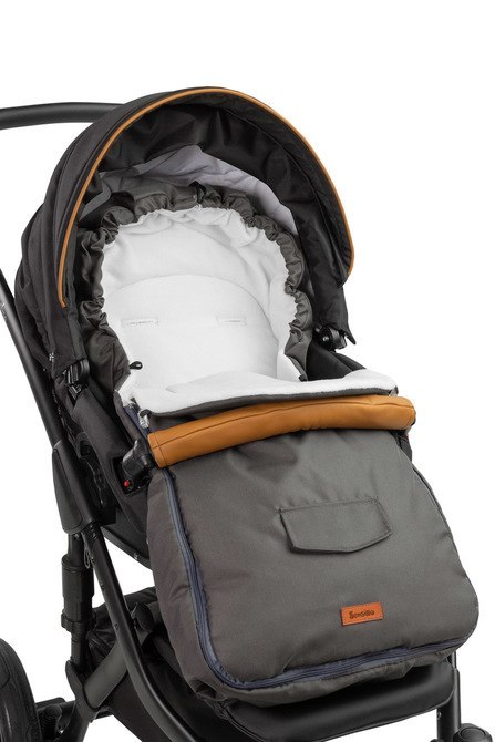 ŚPIWOREK POLAR GRAPHITE DO WÓZKA (95x40)