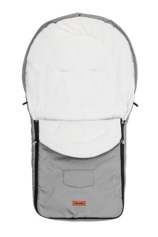 ŚPIWOREK POLAR LIGHT GREY DO WÓZKA (95x40)