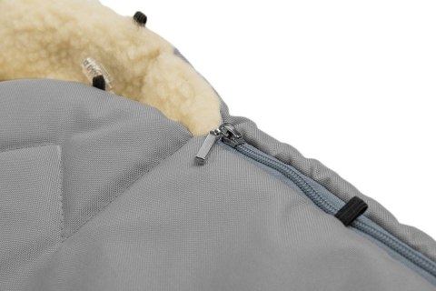 ŚPIWOREK WEŁNA LIGHT GREY DO WÓZKA (95x40)