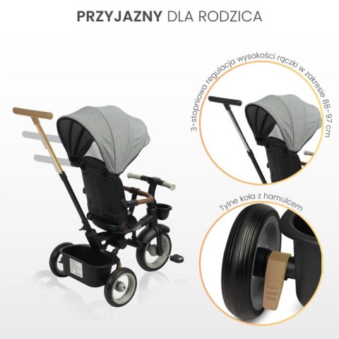 ROWEREK 3-KOŁOWY SABER GREY