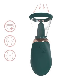 Boost - Rechargeable Vulva and Breast Pump - Forest Green Pumped