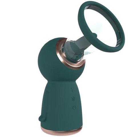 Exquisite - Rechargeable Vulva and Breast Pump - Forest Green Pumped