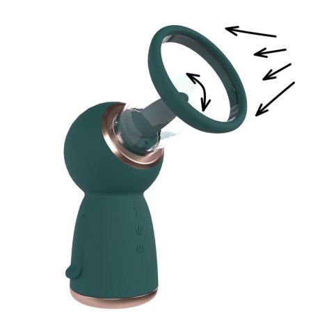 Exquisite - Rechargeable Vulva and Breast Pump - Forest Green Pumped