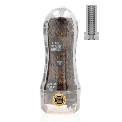 Easy Rider - Textured Masturbator - Black RealRock
