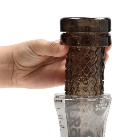 Easy Rider - Textured Masturbator - Black RealRock