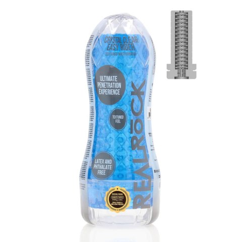 Easy Rider - Textured Masturbator - Blue RealRock