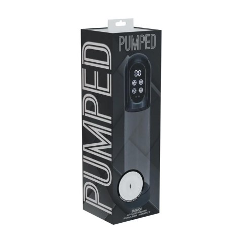 Engage - Automatic Waterproof Penis Pump and Masturbator - Gun Metal Pumped