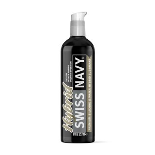 Hybrid - Premium Silicone and Water Hybrid Lubricant - 8 fl oz / 237 ml Swiss Navy