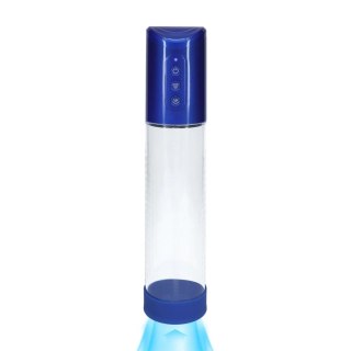 HyperPump - Rechargeable Penis Pump - Metallic Blue Pumped