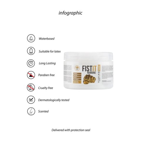 Numbing Lubricant - 500 ml Fist It