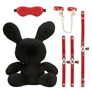Rabbit Bondage - Velvet - Large - Black S-Line