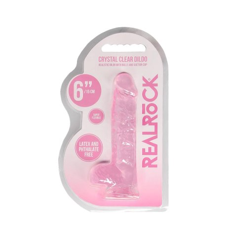 Realistic Dildo with Balls - 15 cm RealRock