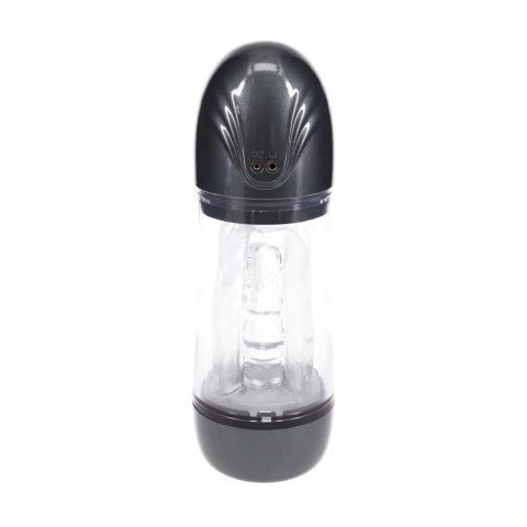 SonicPull - Suction and Vibration Masturbator Pump - Multimedia Enhanced - Gun Metal Pumped