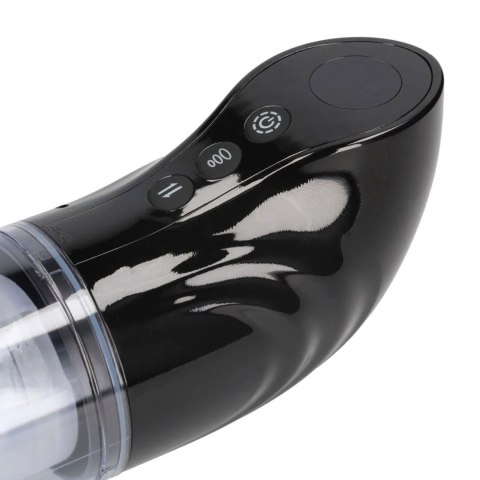 StrokeMate - Suction Rotation and Thrusting Masturbator Pump - Black Pumped