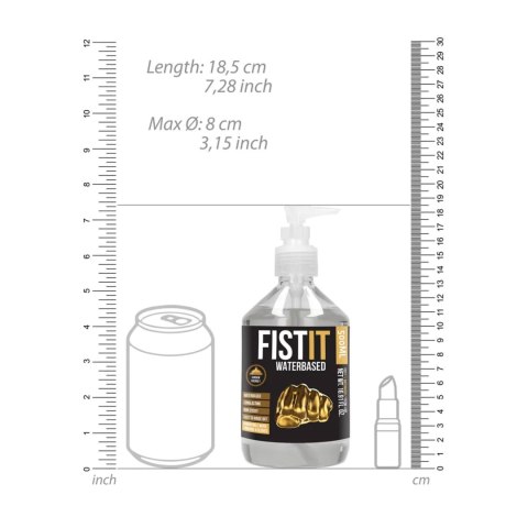 Waterbased Lubricant - 17 fl oz / 500 ml Fist It