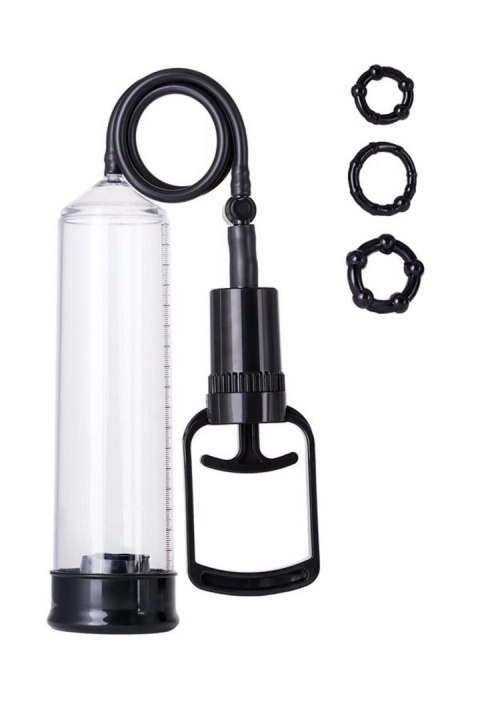 A-TOYS, Penis Pump, PVC, Black, 23.5 cm A-Toys