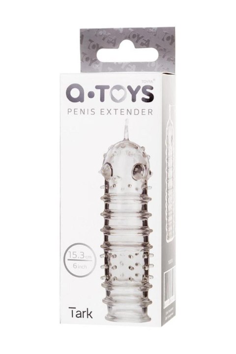 A-TOYS, Penis Sleeve, TPR, Transparent, 15.3 cm A-Toys