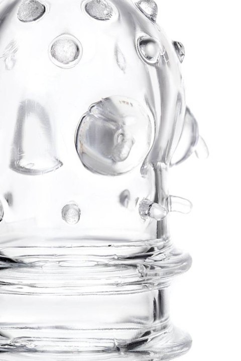A-TOYS, Penis Sleeve, TPR, Transparent, 15.3 cm A-Toys