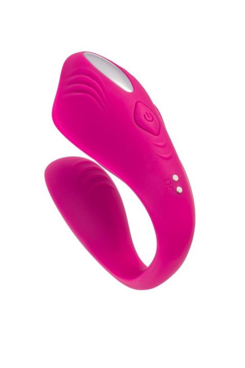 A-TOYS Vibrator for couples Cobrum, silicone, pink, 9.6 cm A-Toys
