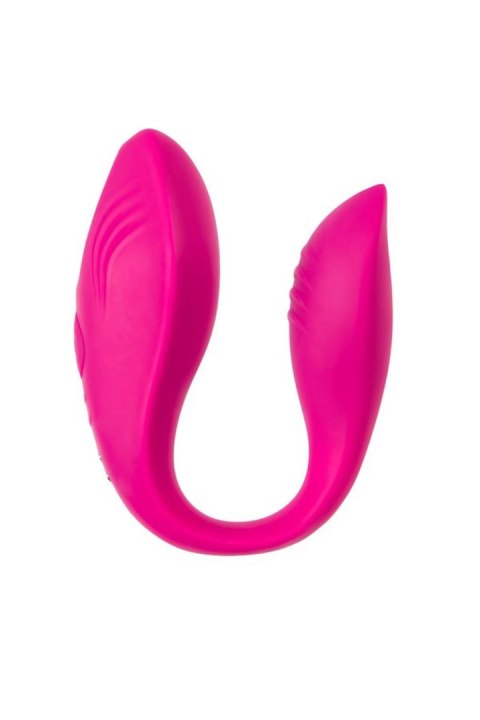 A-TOYS Vibrator for couples Cobrum, silicone, pink, 9.6 cm A-Toys