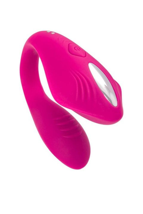A-TOYS Vibrator for couples Cobrum, silicone, pink, 9.6 cm A-Toys