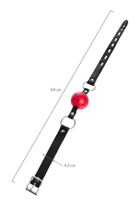 Anonymo gag, ABS plastic, red, 64 cm Anonymo by TOYFA