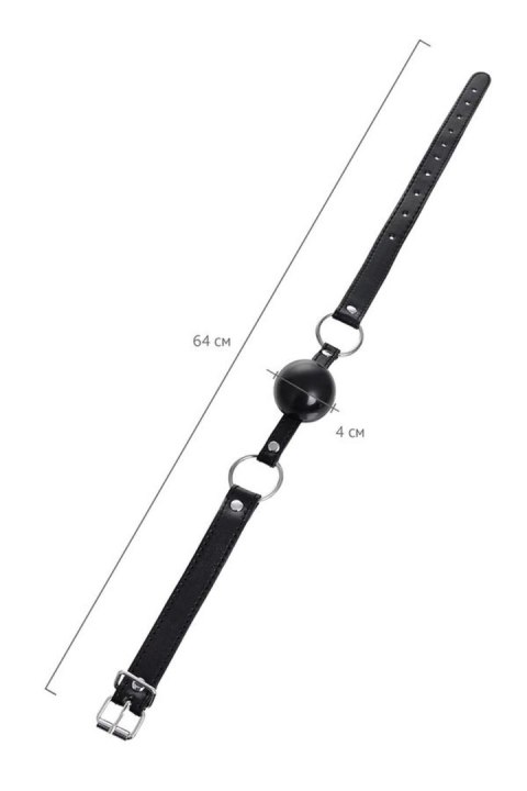 Anonymo gag, TPR, black, 64 cm Anonymo by TOYFA