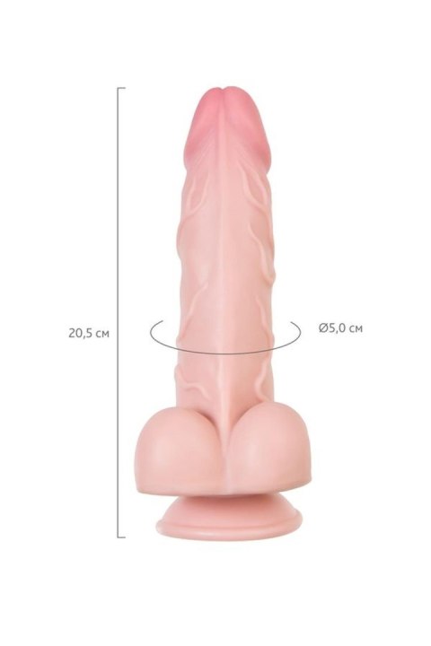 Dildo My babe by RealStick My Dainty, flesh,TPE, 20,5cm RealStick Nude by TOYFA