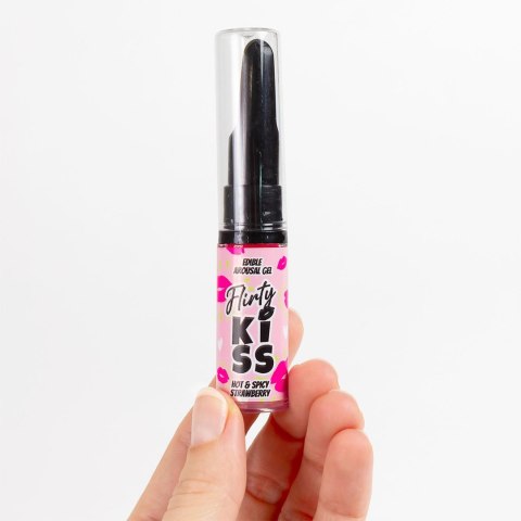 FLIRTY KISS EDIBLE AROUSAL GEL - STRAWBERRY AND MINT Secret Play