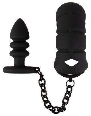 Black Velvets Cock cage with a Black Velvets