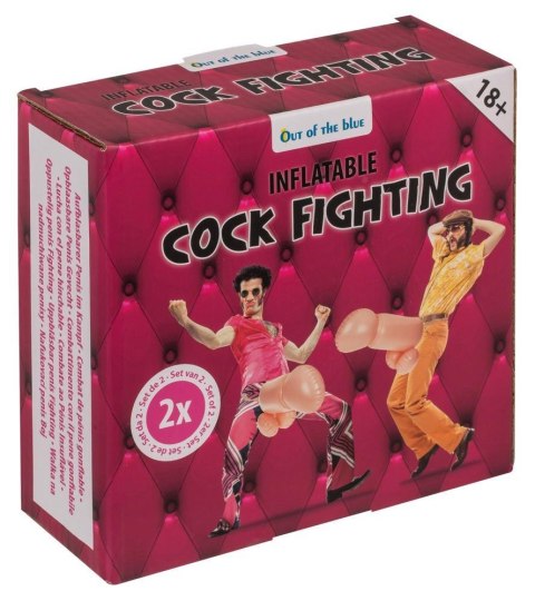 Cock Fighting Out Of The Blue