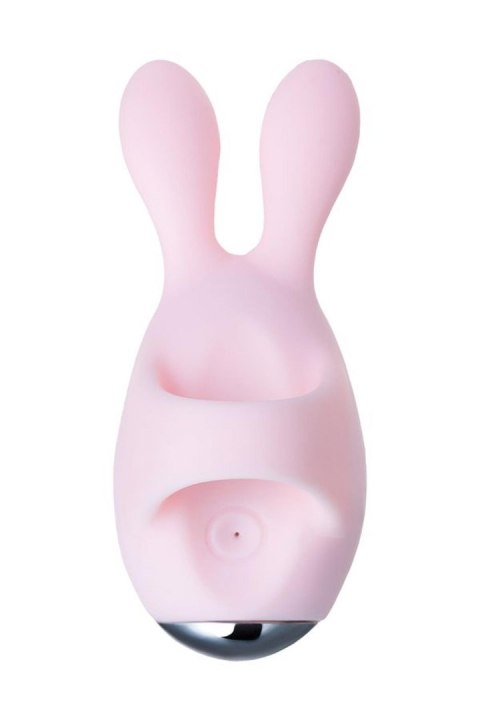 JOS VITA finger vibrating egg and vibrating attachment, silicone, powder pink, 8.5 and 8 cm JOS