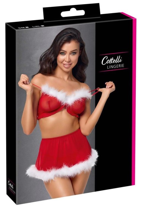 X-Mas Top+Skirt L/XL Cottelli LINGERIE