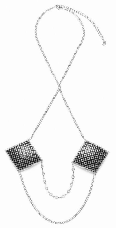 Nipple Jewellery silver chain Cottelli ACCESSOIRES