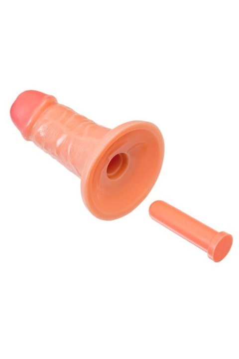 Realistic dildo Caliber 14/5 , PVC, flesh, length 14cm, diameter 5cm Caliber by RealStick