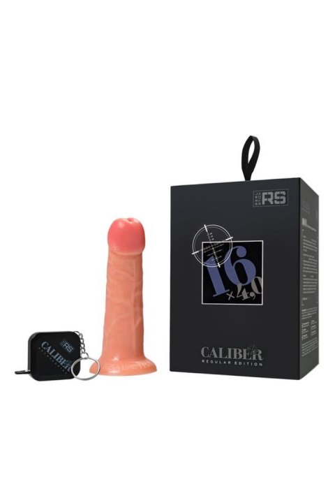 Realistic dildo Caliber 16/4 , PVC, flesh, length 16cm, diameter 4cm Caliber by RealStick