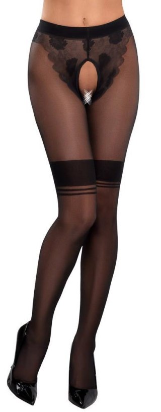 Crotchless tights 4 Cottelli LEGWEAR
