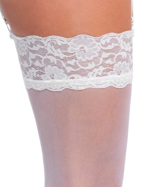 Stockings white M Cottelli LEGWEAR