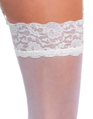 Stockings white S Cottelli LEGWEAR