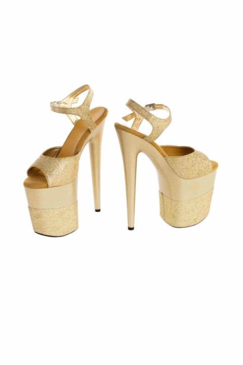Buty- platformy złote błyszczące 39 Roxie Luve