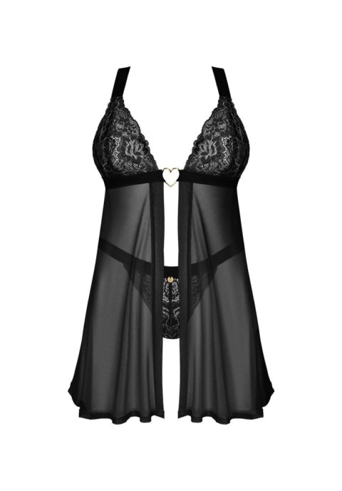 Elianes babydoll czarna M/L Obsessive