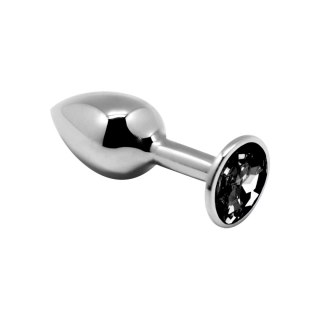 Mini Metal Butt Plug M black Alive