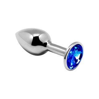 Mini Metal Butt Plug M blue Alive
