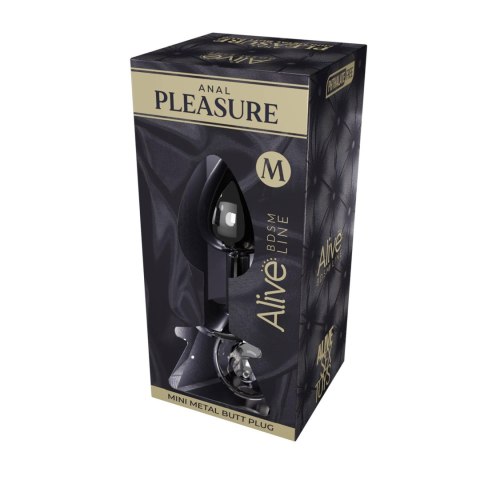 Mini Metal Butt Plug M clear Alive