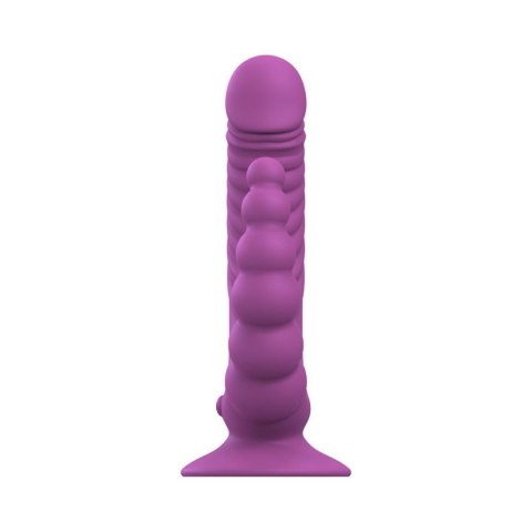 Teazers - Double Vibrator with Suction Cup and Remote - Purple Teazers