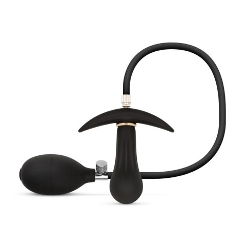 Anal Collection - Inflatable Butt Plug with Pump 8 cm - Black Easytoys
